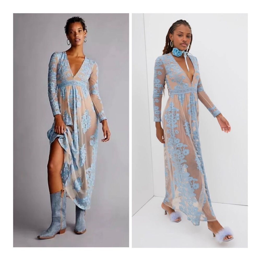 NWT For love and Lemons Temecula maxi dress size XS and S NWT MSRP$298 - Picture 1 of 12